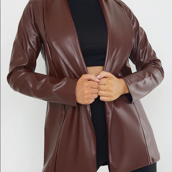 PrettyLittleThing Jackets & Blazers - NWT Pretty Little Thing Chocolate Blazer
